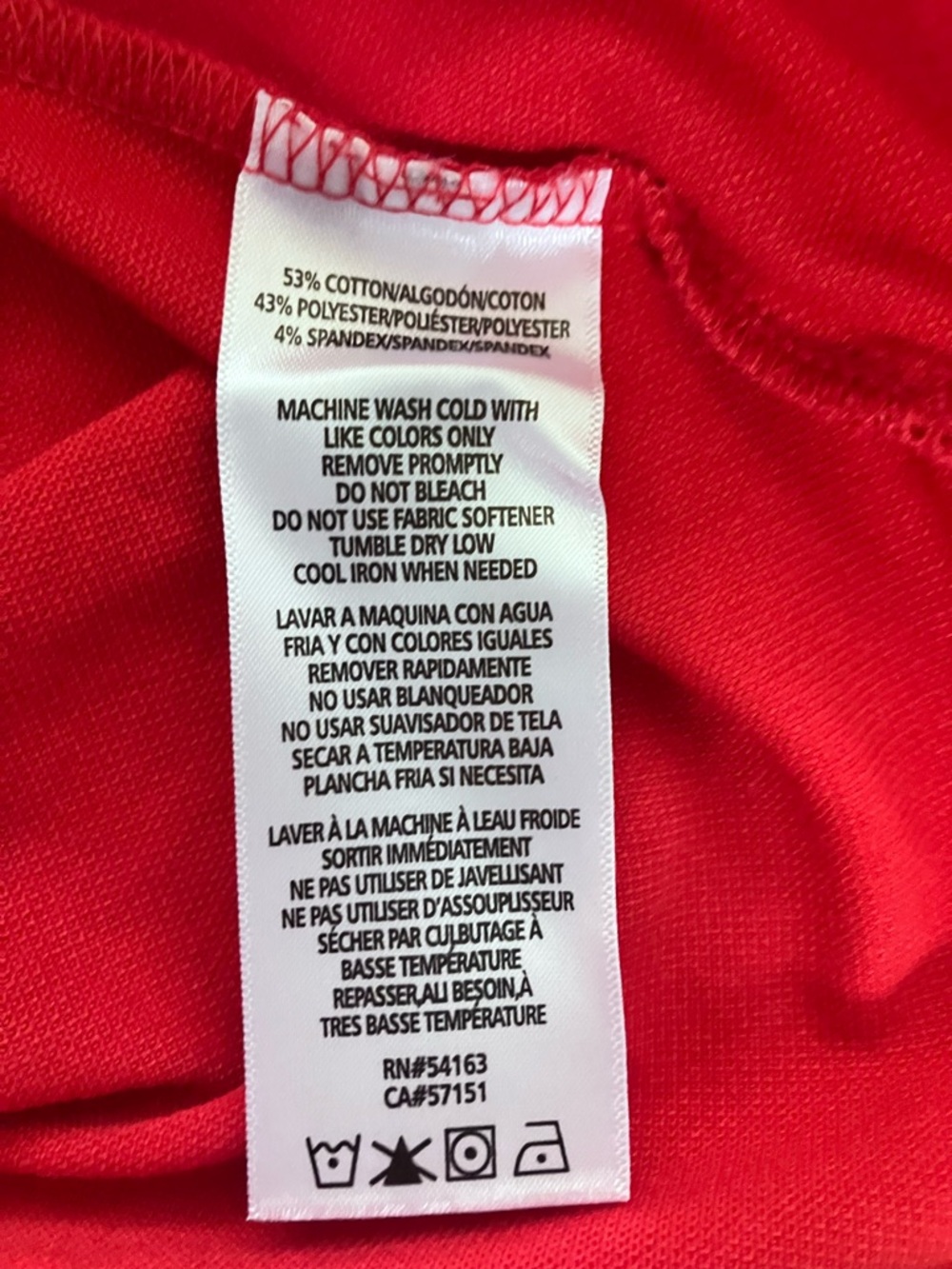 Tommy Hilfiger SPort Red Shirt Dress SIze XL - Picture 4 of 6